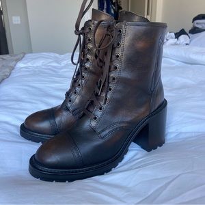 Thursday Boot Leather Combat Boots